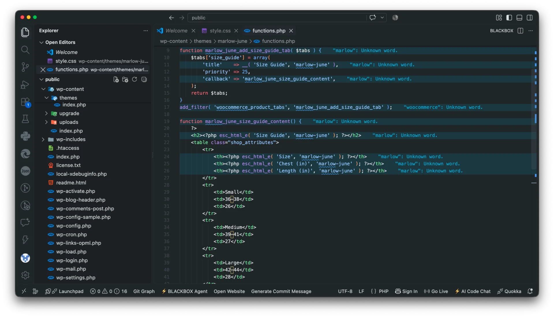 VS Code for Marlow & June