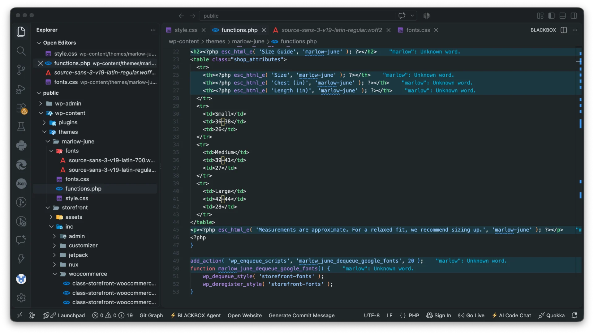 VS Code of Marlow & June